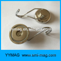 Good quality Neodymium Clamping Magnet with M4 Hook - D25x32mm 22kg Pull